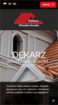 Mobile Screenshot of dekarz.kartuzy.pl