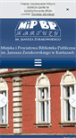 Mobile Screenshot of biblioteka.kartuzy.pl